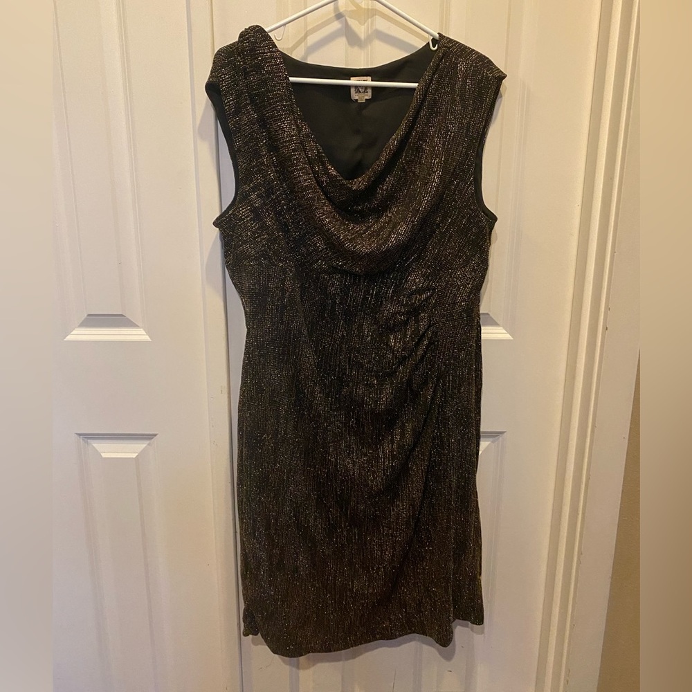 Ann Klein Gold Dress